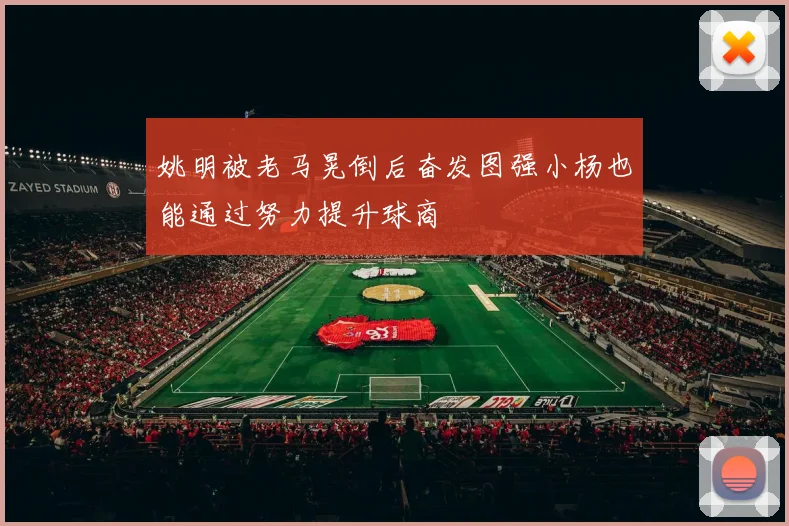 姚明被老马晃倒后奋发图强小杨也能通过努力提升球商